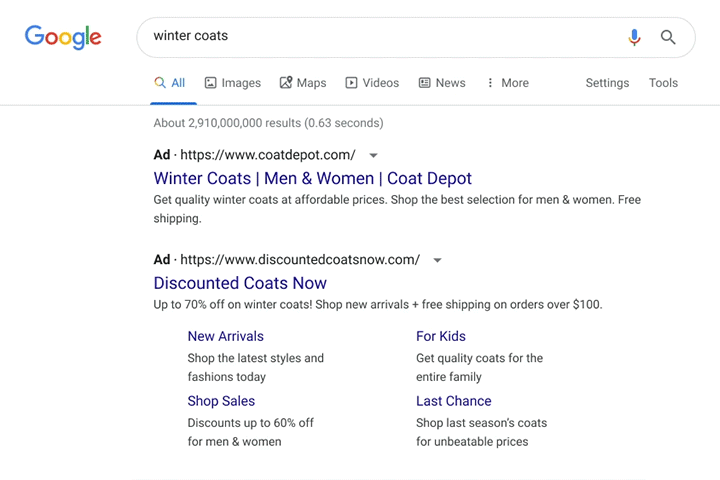 Google Ads Advertiser Info GIF